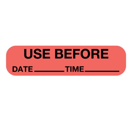 Use Before Date Time 3/8 X 1-1/2